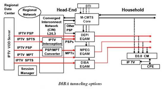 DIBA Tunneling Options