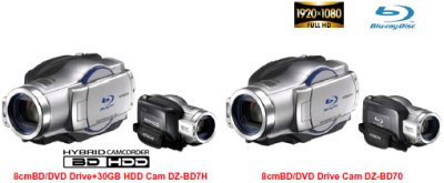 Hitachi DZ-BD7H and DZ-BD70