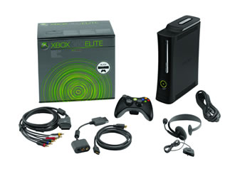 The sleek Xbox 360 Elite is a digital entertainment powerhouse.
