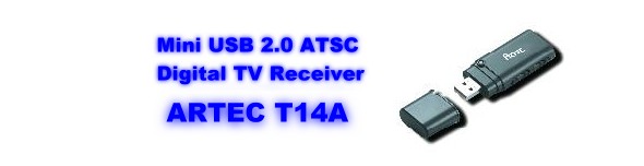 Artec T14A USB ASTC digital TV tuner