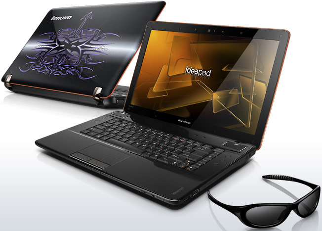 The Lenovo IdeaPad Y560d is a notebook that includes a stereoscopic 3D screen.