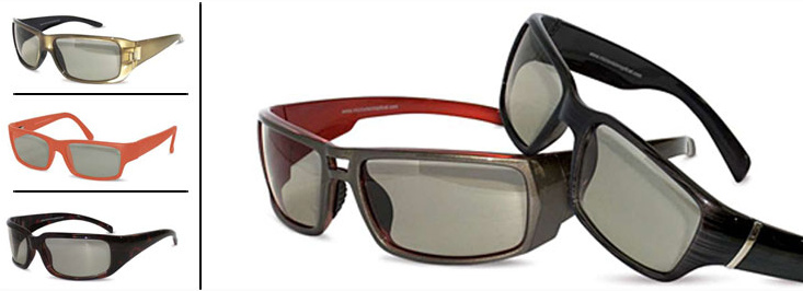 New 3D sunglasses from Marchon don't look like the goofy glasses you get at the local cinema.