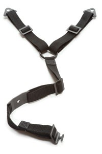 This safety strap from Sanus helps prevent flat panel HDTVs from falling forward, which could injure small children.