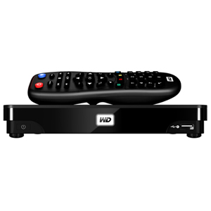 The Western Digital WD TV Live Hub includes 1 TB of network hard drive storage.