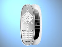 This new remote control from Philips uses a solar panel to recharge itself from room light.