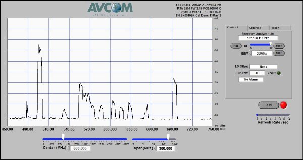 Spectral View Chs 18 to 51 MOHU AMP MR