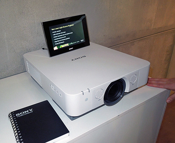 Sony Laser 3LCD Projector 3-4 View WEB