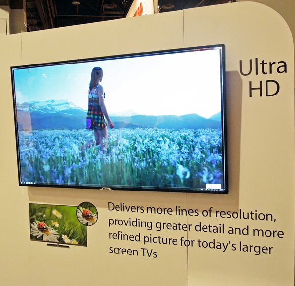 Haier'as 84-inch 4K LCD TV looked as good as anything in the LG and Sony booths.
