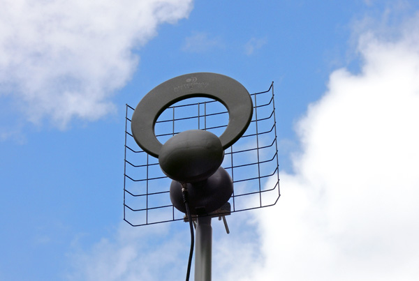 Antennas Direct's ClearStream 1 came out of storage for the competition...