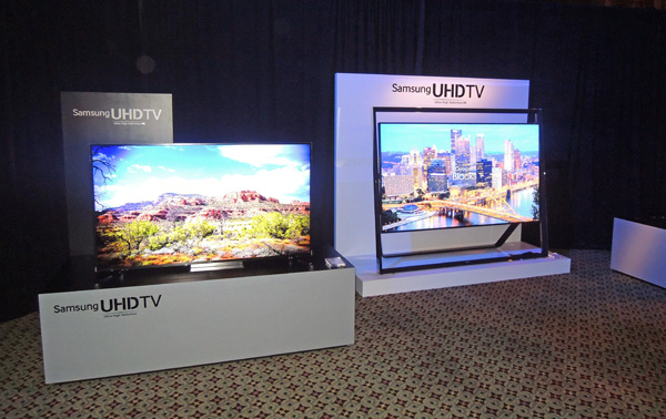 It would take a lot of upstage an 85-inch 4K TV...and apparently, a 55-inch curved OLED TV is