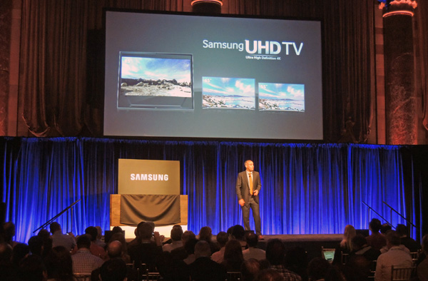 Samsung sure knows how to stage a new product launch.