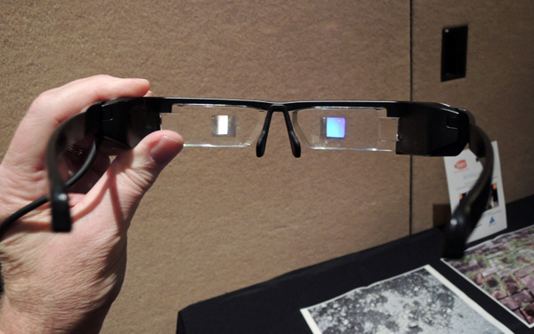Epson's Moverio glasses aren't as sexy as Google Glass - but then, they can do more things.