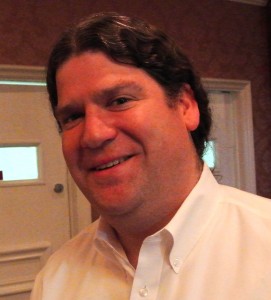 Seth Coe-Sullivan, co-founder and CTO of QD Vision, created a stir by predicting the demise of OLED-TV.  (Photo:  Ken Werner) 