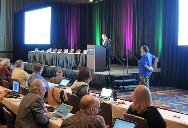 HPA president Leon Silverman kicks off the 2014 Retreat program.