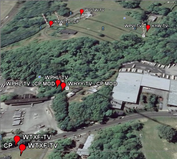 You can now view broadcast tower locations using Google Earth.