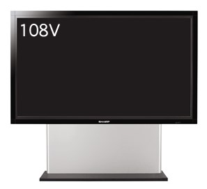 The Sharp LB-1085 is a nine-foot diagonal LCD screen.