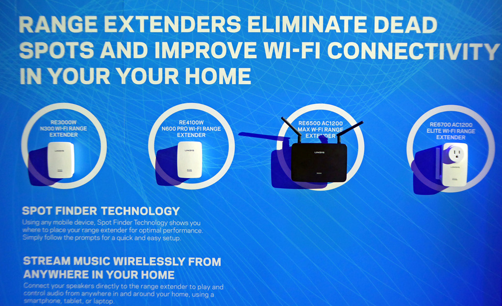 With every possible connection moving to Wi-Fi, range extenders are the hot item right now.