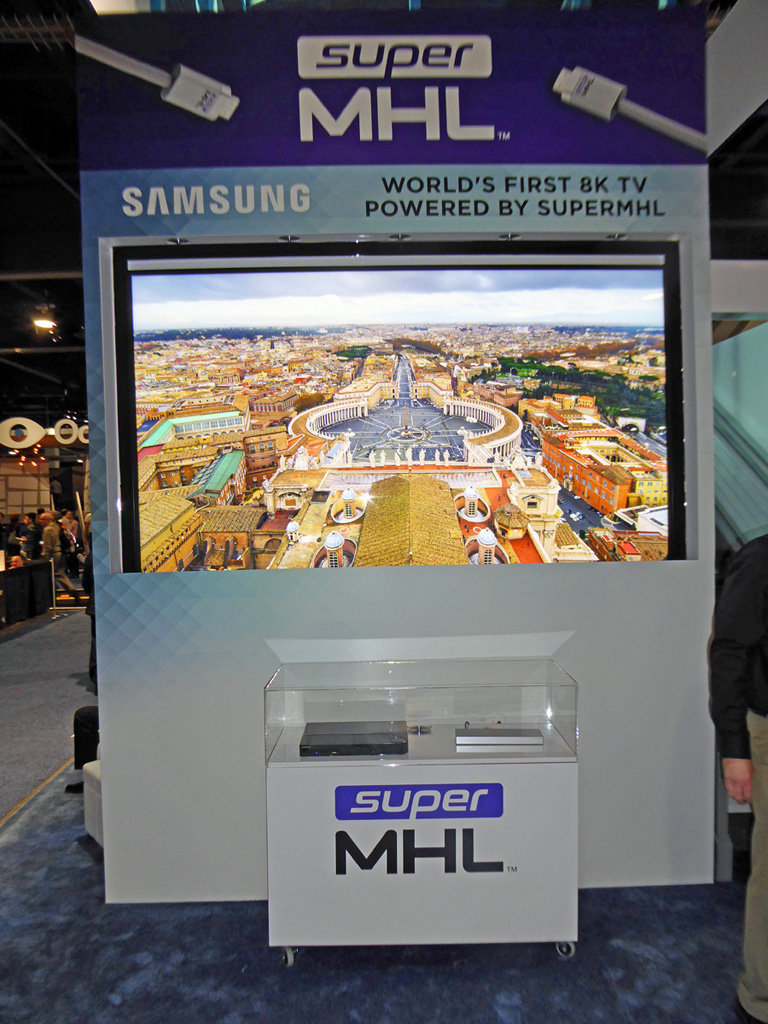 Wait - isn't MHL a small connector for mobile devices? Did they put it on steroids?