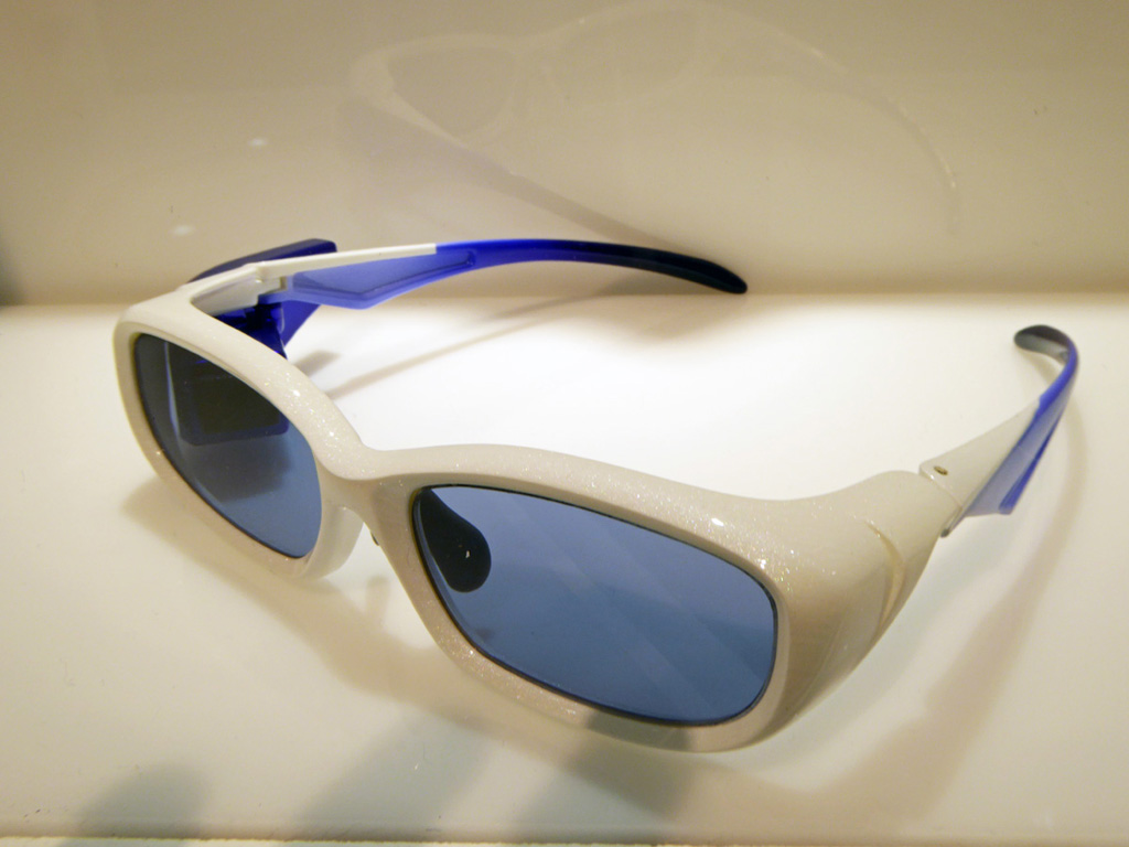 Make a fashion statement and superimpose video over the real world at the same time. 