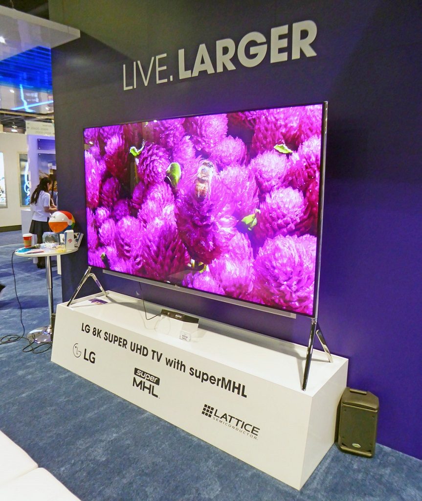 Yeah, it's fun to demo 8K TV using superMHL, but that takes the focus off the real-world, practical interfacing solutions we're facing now.
