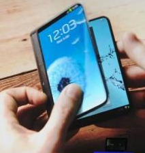 This Samsung foldable OLED technology demo was shown fairly extensively in 2013.  (Photo:  Samsung)