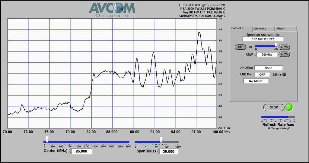 Here's how WPVI-6 looks coming through the bow tie antenna, also using the Eclipse amplifier. This setup worked very well.