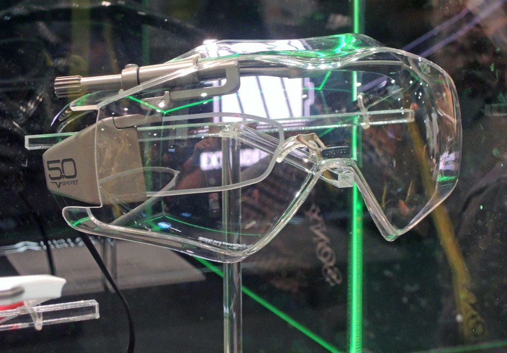 Figure 12. AR headgear is finally getting lighter, although still bulky.