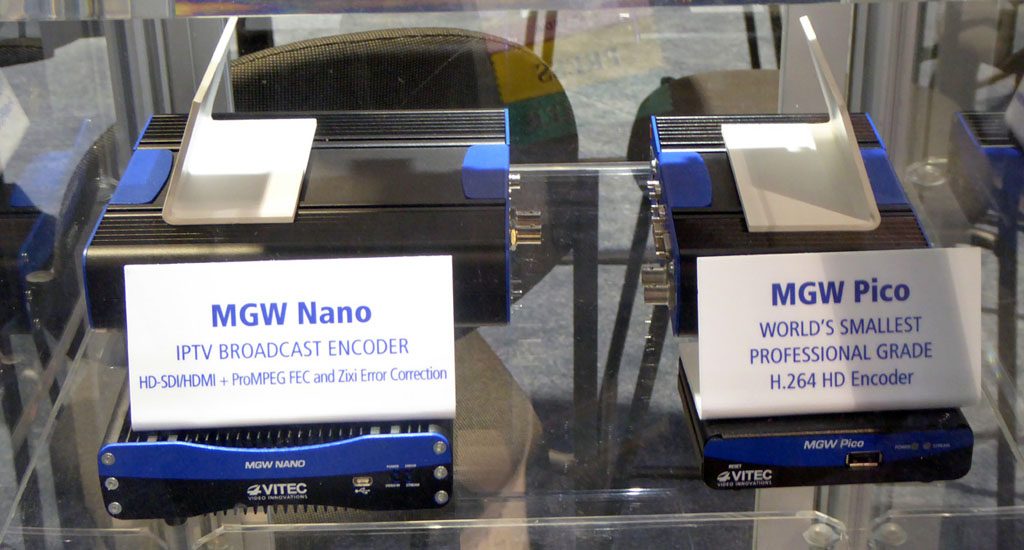 Vitec's H.264 encoders aren't much bigger!