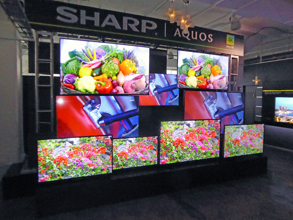 There are nine new Ultra HDTVs in the Sharp line now, ranging from 43 inches to 80 inches.