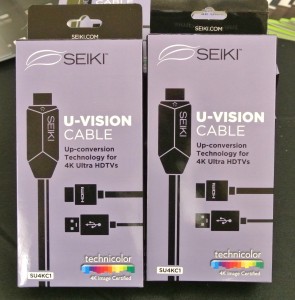 Inexpensive, high-quality 2K-to-4K up-conversion is available from Seiki. (Photo: Ken Werner)