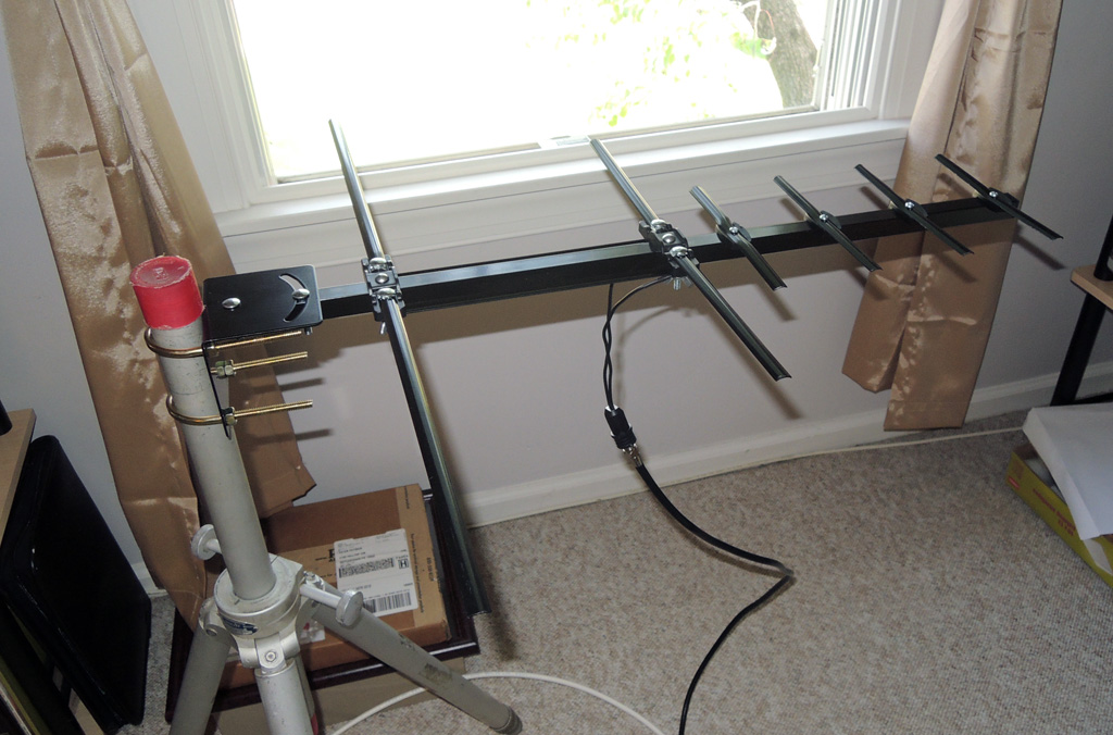 Channel Master's StealthTenna 50 under test. 
