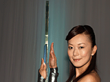 Sharp's new 52-inch LCD HDTV prototype is remarkably thin.