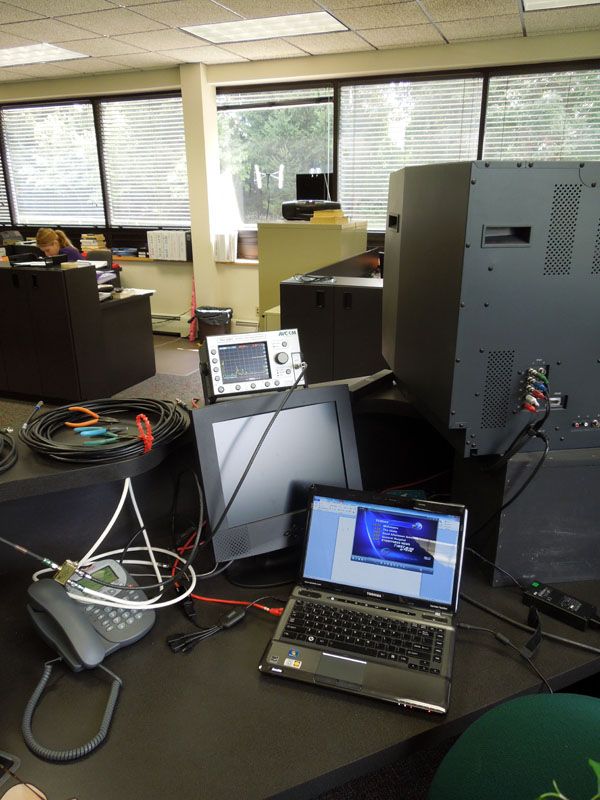 Wide View of Test Setup MR