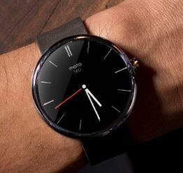 Motorola Mobility's Moto 360 Smart Watch, here looking like a classically designed upscale watch. (Photo: Motorola Mobility)