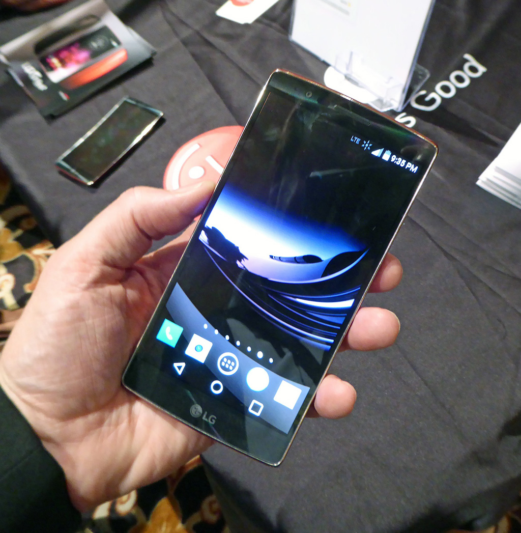LG's G-Flex 2 smartphone still has the curve, but has actually gotten smaller with a 5.5