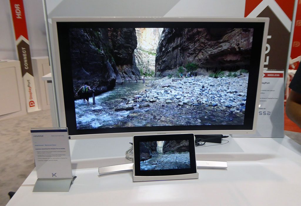 Witrh Keyssa's KISS 60 GHz wireless dock, you won't need a DisplayPort (or HDMI) cable to your TV.