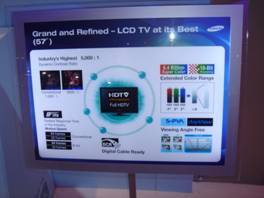 Samsung 57 inch LCD-TV